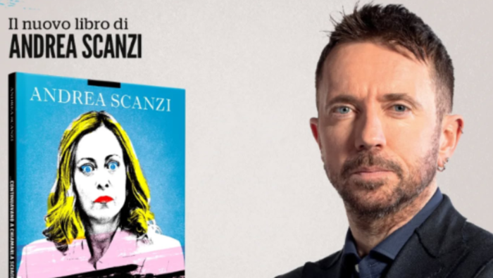 Andrea Scanzi ospite a Stasera c'&egrave; Cattelan su Rai 2, marted&igrave; 11 marzo: scopri il nuovo libro del giornalista su Giorgia Meloni