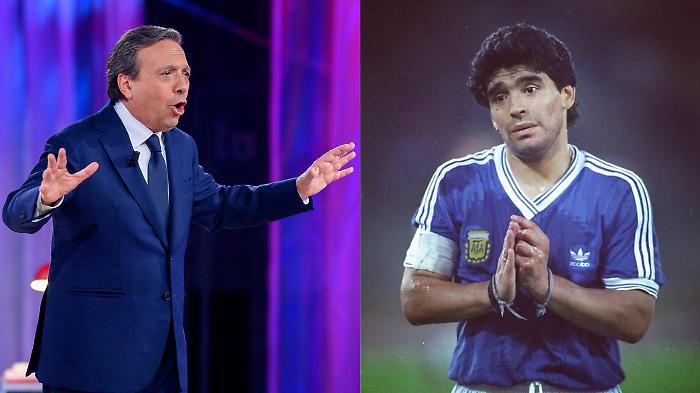 Piero Chiambretti e quella volta che buss&ograve; alla porta di Maradona fingendosi Gianni Min&agrave;: scopri com'&egrave; andata a finire la storia tra i due