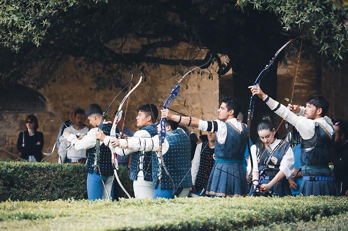 San Quirico d'Orcia - torneo di arcieri