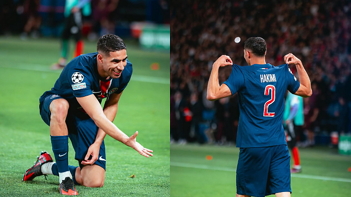 Champions, Hakimi segna contro l&rsquo;Inter ma non esulta e chiede scusa: ecco cosa c'&egrave; dietro il gesto del giocatore