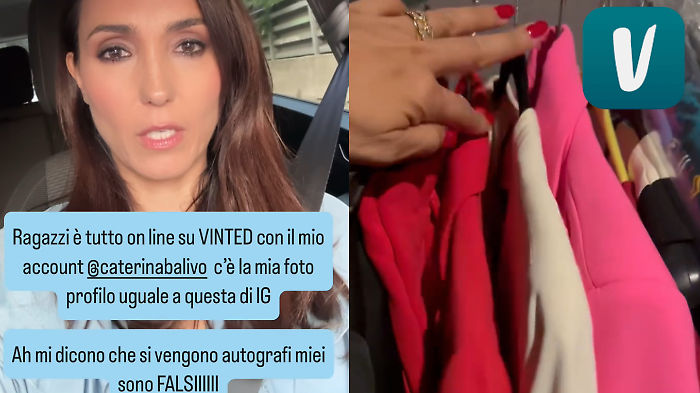 Caterina Balivo svuota l&rsquo;armadio e carica i suoi abiti su Vinted: scopri il profilo della conduttrice