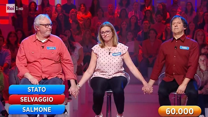 I Tiri Liberi, ecco chi sono i campioni in carica di Reazione a Catena: sui social spuntano commenti contro Sabrina e il conduttore Pino Insegno