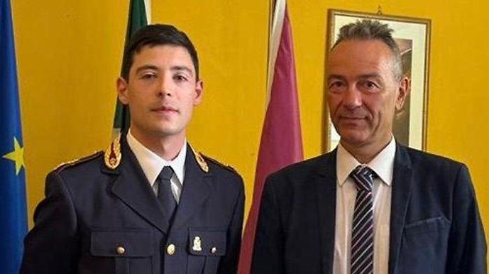Commissario Barbieri e Questore Angeloni