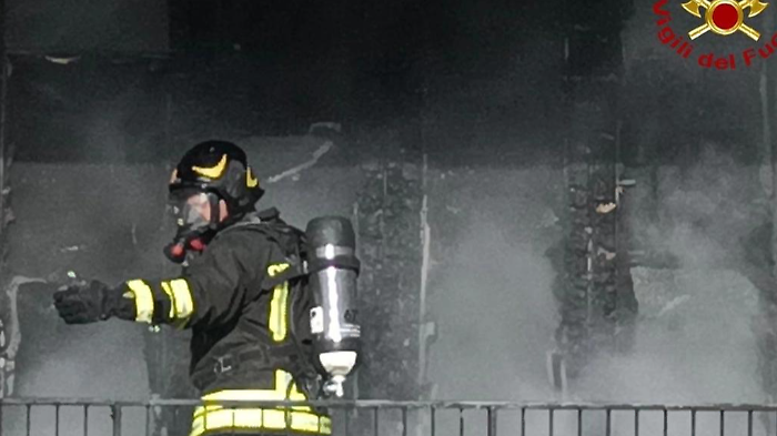 vigili del fuoco incendio