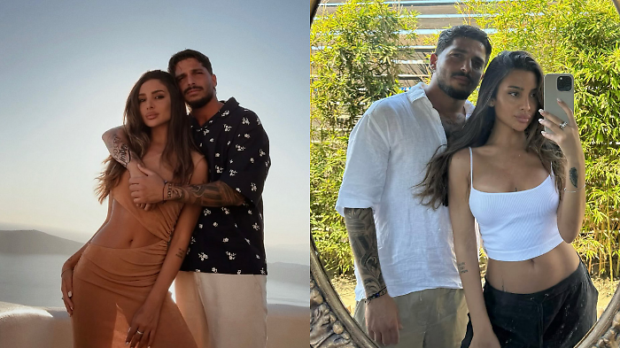  Gianmarco Steri e Cristina Ferrara allontanano i rumors e pubblicano le foto della vacanza. Sui social: "Lei non mi sembra felice"