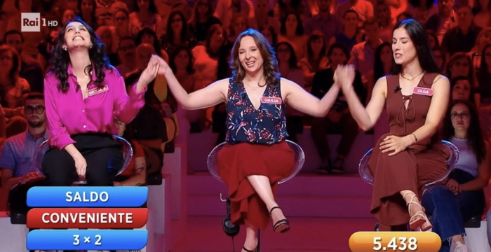  Reazione a catena, le Pane al Pane battono le Uscio e Bottega, ma perdono 5.438 euro: scopri la storia di Olga campionessa del mondo di danza sportiva nel 2014