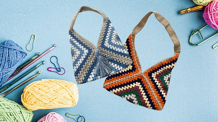 Scopri come realizzare la borsa a uncinetto con tre quadrati: ecco la guida passo per passo 