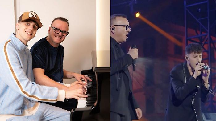 Gigi D&rsquo;Alessio e il rapporto con il figlio LDA: dalla malattia alla canzone d'amore dedicata nel 2008