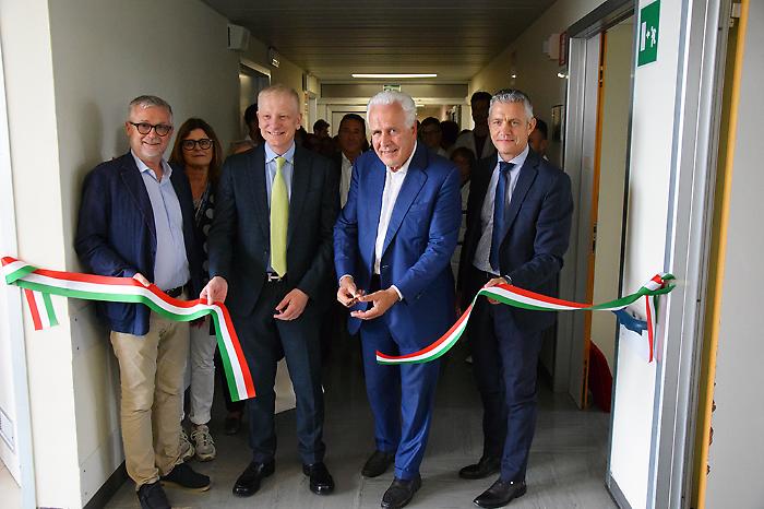 L'inaugurazione del reparto