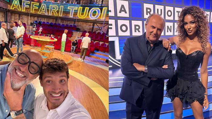 Torna Affari Tuoi con Stefano De Martino e si accende la sfida con La Ruota della Fortuna di Gerry Scotti
