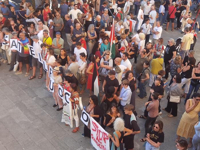 Manifestazione contro la strage di  Gaza