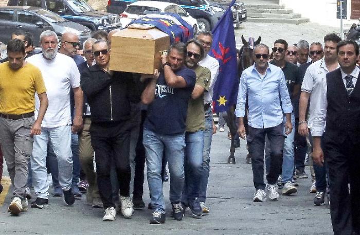 funerali di Giancarlo 'Lallo' Cambi