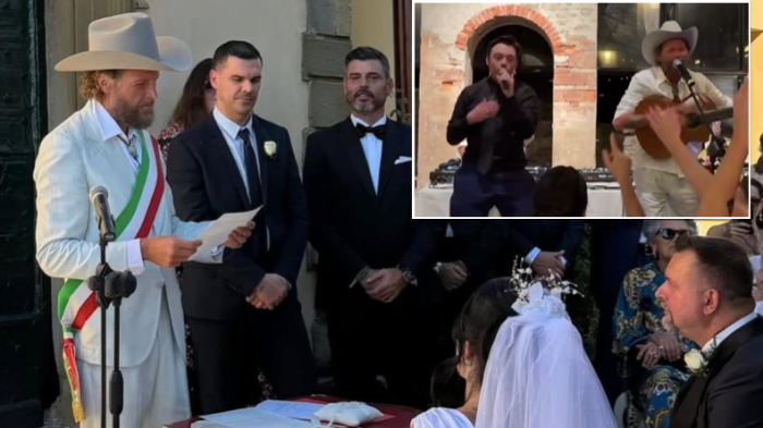 Jovanotti celebra le nozze