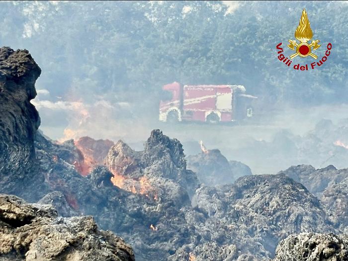 Incendio Asciano
