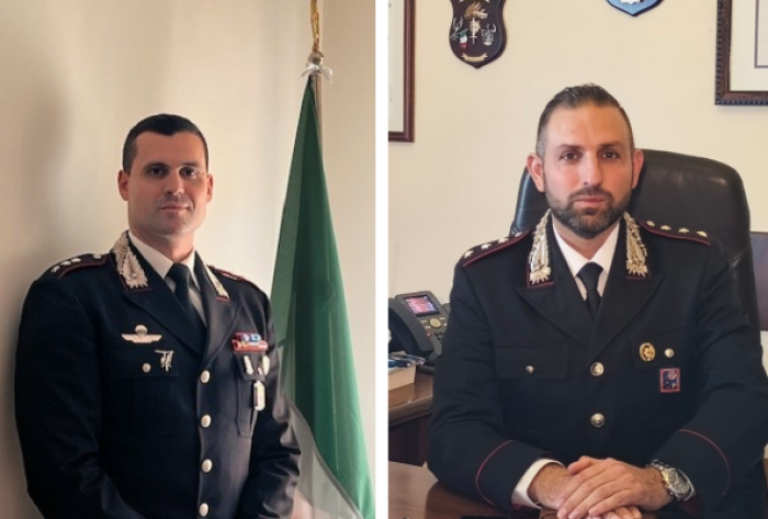 Carabinieri di Siena e Montepulciano, ecco i due nuovi capitani: chi sono