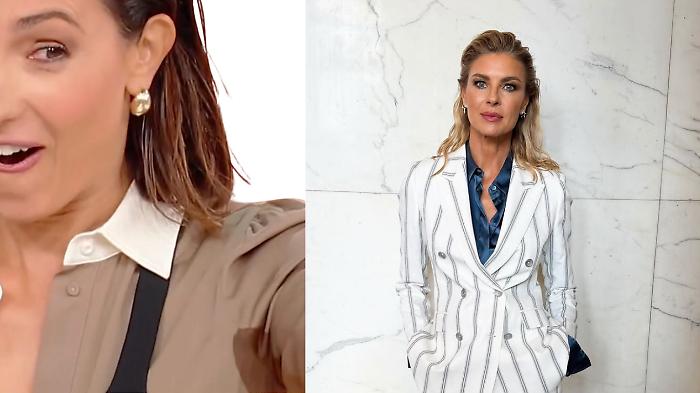 Martina Colombari da Caterina Balivo: dall'imbarazzo per il sudore in diretta al discorso sulla menopausa 