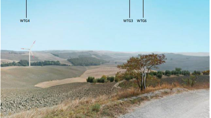 Asciano parco eolico