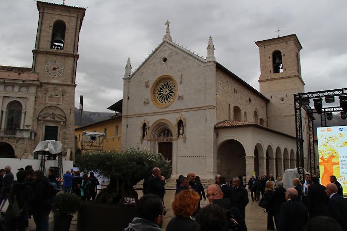 Basilica di San Benedetto, il cantiere della concretezza
