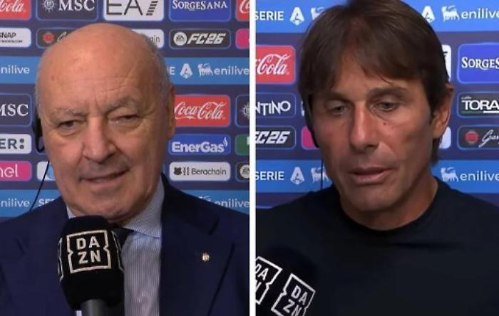 Beppe Marotta e Antonio Conte