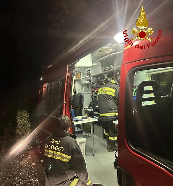 vigili del fuoco Montalcino