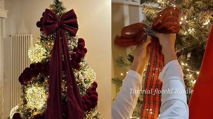 L&rsquo;albero di Natale: luci perfette, grappoli eleganti e maxi fiocchi scenografici. Ecco le tendenze del 2025