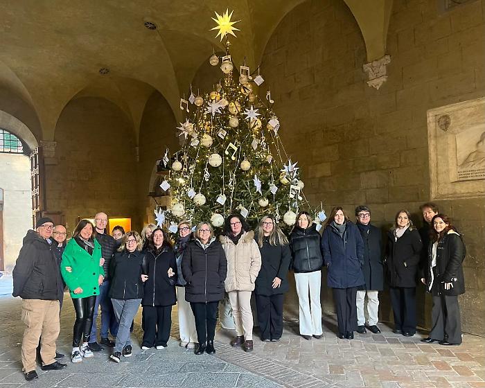 albero natale chigiana 2025