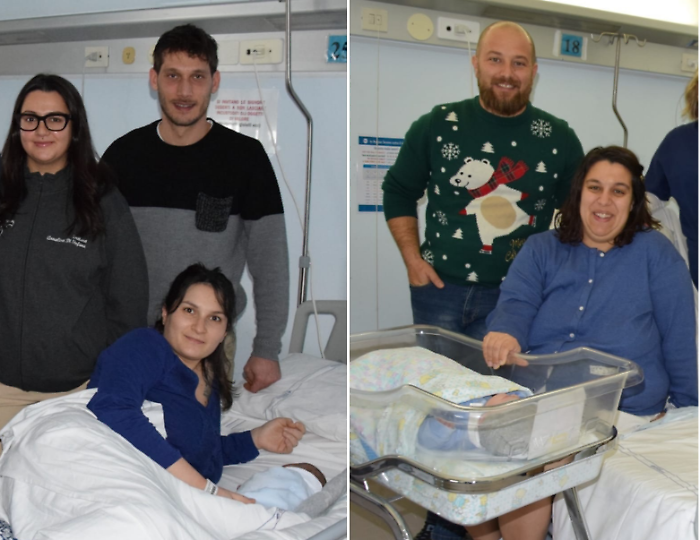 Ettore &egrave; il primo nato del 2026 alle Scotte