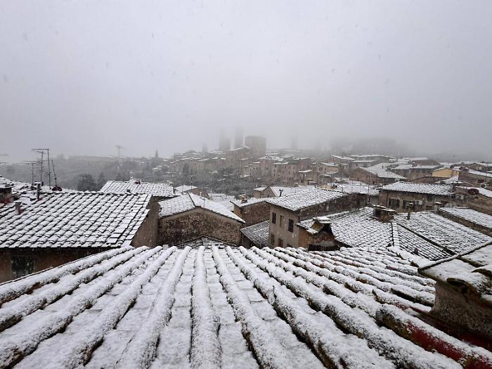 neve a San Gimignano