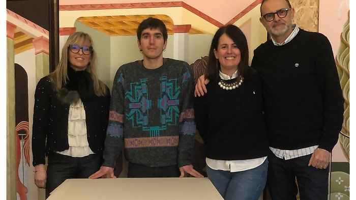 consegna della seta per il Drappellone a Ismaele Nones