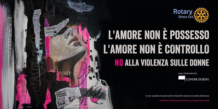 manifesto rotary siena anti violenza