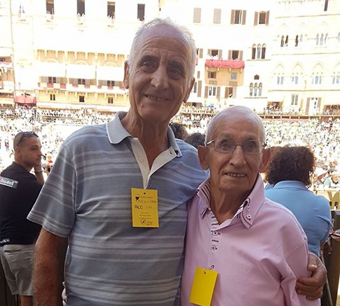 mario fracassi e saro Percoraro tristezza