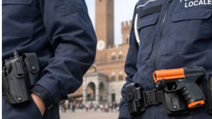Polizia Locale pistola peperoncino