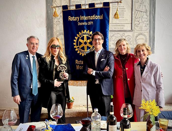 Bruzzone e Rotary club Montalcino 