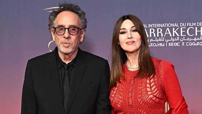 Tim Burton e Monica Bellucci 