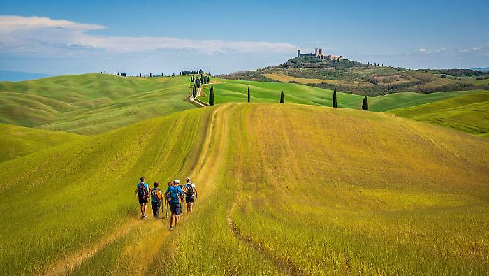 Trekking in val d'Orcia 