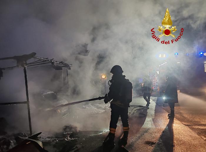 Incendio box auto