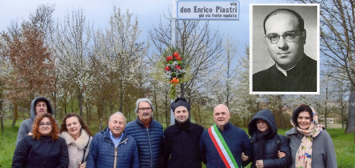 Una via dedicata a don Enrico Piastri