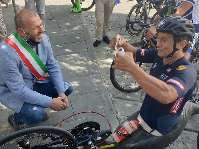 Edo Zacchei con Alex Zanardi