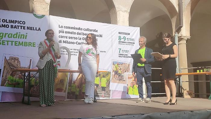 La "Millegradini" di Bergamo, decima tappa del progetto "Cuori Olimpici"