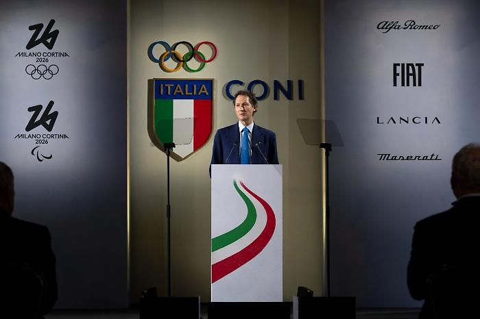 Stellantis insieme a Milano-Cortina, Elkann "Tributo a sport e Italia"