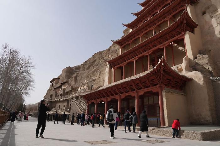 Cina, donazioni rafforzano sforzi di conservazione di Grotte di Dunhuang