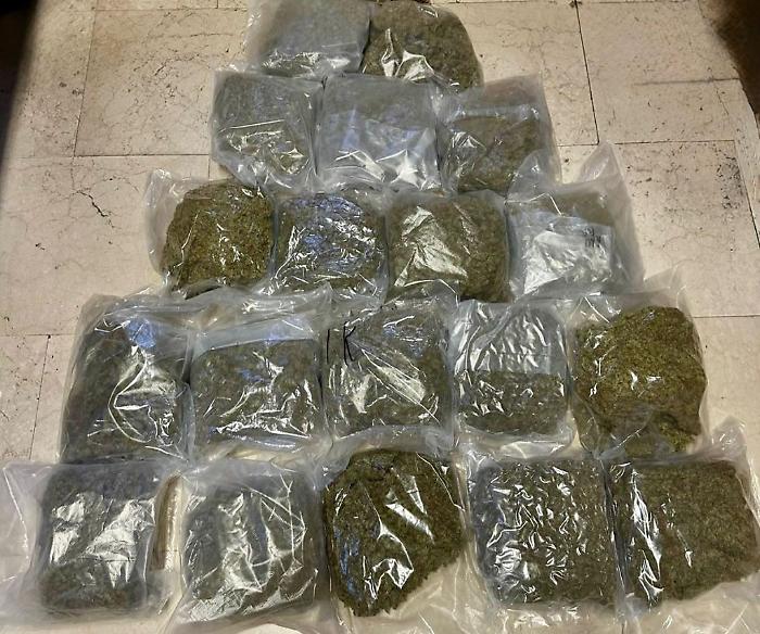 Arrestati a Bologna due trafficanti di droga con 20 kg di marijuana
