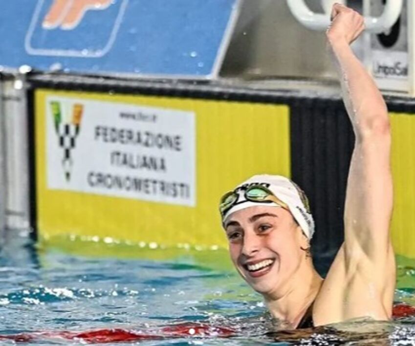 Lisa Angiolini - campionessa italiana nei 100 rana