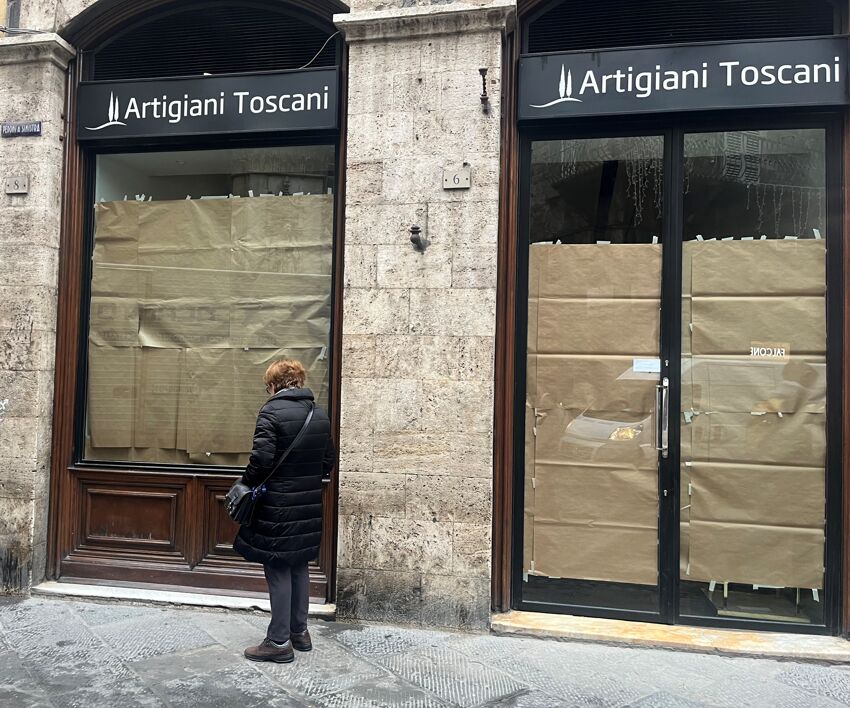 artigiani toscani negozio chiuso